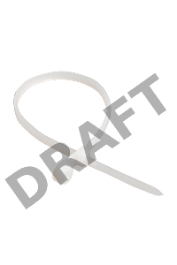 Хомут кабельный 3.5х150 нейл. бел. с отвер. для креп. ХОК (уп.100шт) ИЭК UHH40-4-150-100