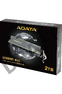 Твердотельный накопитель SSD M.2 2280 2TB ADATA LEGEND 850 Client SSD [ALEG-850-2TCS] PCIe Gen4x4 with NVMe, 5000/4500, IOPS 400/550K, MTBF 2M, 3D NAND, 2000TBW, 0,55DWPD, Heat Sink, SMI SM2269XT, Work with PS5, RTL