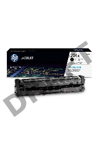 Тонер Картридж HP 201X CF400X черный для HP CLJ Pro M252/M277 (2800стр.)