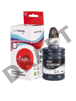 Чернила Sakura BT6000BK для Brother, черный, 7300 к., 140 мл.