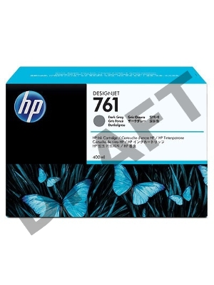 Картридж струйный HP №761 CM996A темно-серый для HP DJ T7100 (400мл)