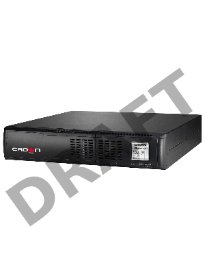 Источник бесперебойного питания CROWN Line Intractive CMUO-900-2K 2000VA/1800W, корпус металл, TOWER&RACK, 2U, АКБ 4*12V/9AH, PF-0.9, AVR 152-290V, порт RJ-11/45+USB/RS-232, EPO, розетки 8*IEC С13, входной кабель 2 м, вентилятор охлаждения, автомат, слот 