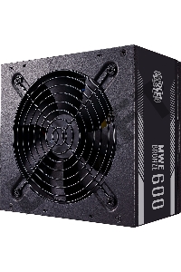 Блок питания Cooler Master MWE Bronze, 600W, ATX, 120mm, 6xSATA, 2xPCI-E(6+2), APFC, 80+ Bronze MPE-6001-ACAAB-EU