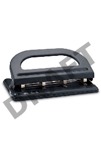 Дырокол Kw-Trio 964 макс.:30лист. черный отв.:4 с линейкой