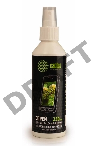 Спрей Cactus CS-S3002 для чистки LCD-мониторов, КПК, мобильных телефонов, 250 мл