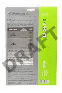 Фотобумага Cactus CS-MA419025 матовая A4 190 г/м2 25 листов