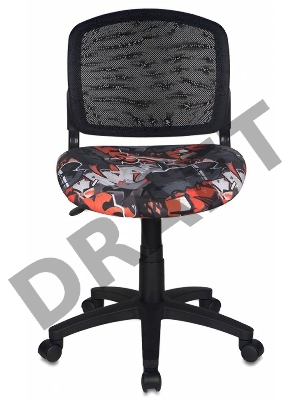 Кресло Бюрократ CH-296NX/GRAFFITY спинка сетка черный сиденье черный граффити Graffity