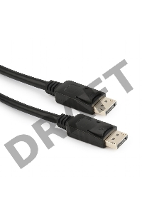 Кабель DisplayPort Cablexpert CC-DP3-2M, v1.3, 2м, 20M/20M, черный, экран, пакет