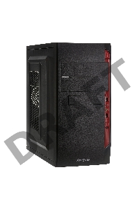 Корпус Minitower Exegate QA-410 Black, mATX, <XP400, Black, 120mm> 2*USB, Audio