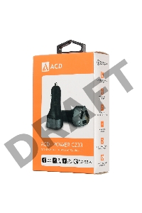 АЗУ (ACD-C233-X3B)  23Вт, 3xUSB 1QC+2Smart, 3.6~12В, 3А RTL {120}