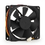 Вентилятор для корпуса Gembird 80x80x25mm, ball, узкий разъем 3 pin FANCASE/BALL