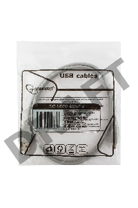 Кабель Gembird CC-USB2-AM5P-3 USB 2.0 кабель для соед. 0.9м  А-miniB (5 pin) , пакет 