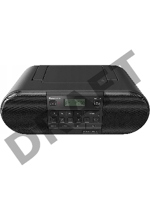 Аудиомагнитола Panasonic RX-D550E-K черный 20Вт CD CDRW MP3 FM(dig) USB BT