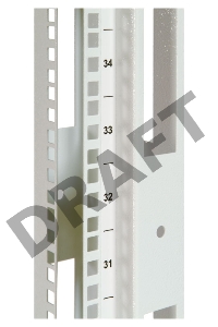 Стойка двухрамная ЦМО СТК-49.2 49U 620ммX800мм направл.закл.гайки 400кг серый