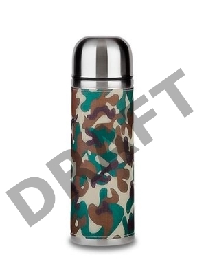 Термос бытовой, вакуумный, питьевой, (в текст.оплётке 