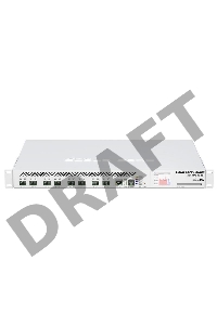 Роутер Mikrotik CCR1072-1G-8S+ Cloud Core Router 1072-1G-8S+ with Tilera Tile-Gx72 CPU (72-cores, 1GHz per core), 16GB RAM, 8xSFP+ cage, 1xGbit LAN, RouterOS L6, 1U rackmount case, two redundant hot plug PSU