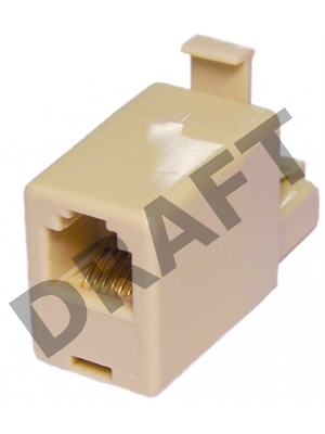 Переходник с порта RJ-45 на порт RJ-12, 10 см