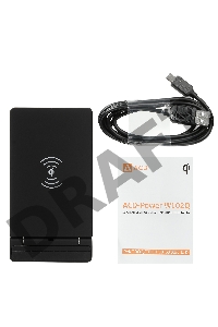 Беспроводное зарядное устройство (ACD-W102Q-F1B) 10Вт, беспроводная Qi, 2-катушки с QC, 5В/2А ~ 9В/1,8А RTL