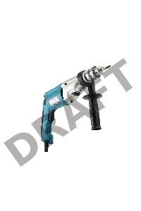 Дрель ударная Makita HP2070 1010Вт патрон:кулачковый реверс (кейс в комплекте)