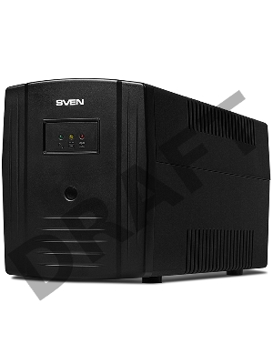 Источник бесперебойного питания SVEN Pro 1000 1000VA/720W USB, RJ-45 (3 EURO) 