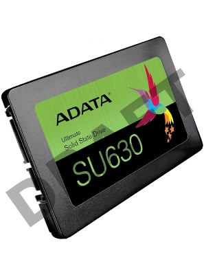Твердотельный накопитель SSD ADATA SU630SS Client SSD 960GB  ASU630SS-960GQ-R SATA 6Gb/s, 520/450, IOPS 40/65K, MTBF 1.5M, 3D QLC, 200TBW, RTL