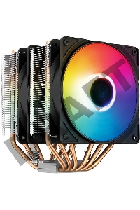 Устройство охлаждения(кулер) Deepcool Neptwin V3 Soc-AM4/1151/1200/1700 4-pin 15-27dB Al+Cu 220W 1000gr LED Ret