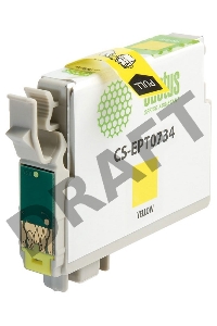 Картридж струйный Cactus CS-EPT0734 желтый для Epson Stylus С79/ C110/ СХ3900/CX4900/CX5900 (11,4ml)
