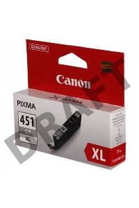 Картридж Canon CLI-451XLGY серый, 780 стр. (повышенной емкости), для PIXMA iP7240, MG5440, 6340