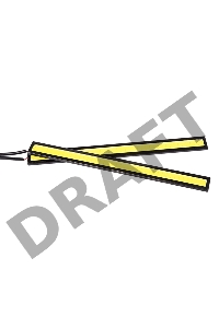 Дневные ходовые огни  с светодиодным модулем