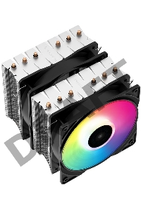 Устройство охлаждения(кулер) Deepcool Neptwin V3 Soc-AM4/1151/1200/1700 4-pin 15-27dB Al+Cu 220W 1000gr LED Ret