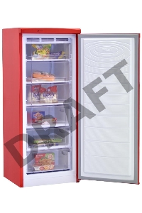 Морозильная камера Nordfrost DF 165 RAP красный