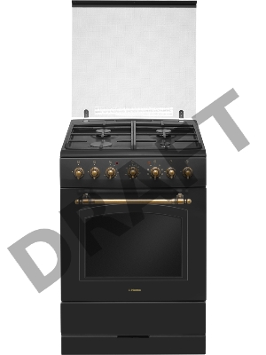 Плита Комбинированная Hansa FCMA68109 черный