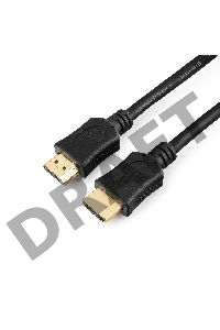 Кабель HDMI Gembird/Cablexpert, 3.0м, v1.4, 19M/19M, серия Lihgt, черный, позол.разъемы, экран (CC-HDMI4L-10)