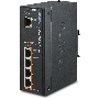 IPOE-E174 индустриальный PoE экстендер IP30 Industrial 1-Port 60W Ultra POE to 4-Port 802.3af/at Gigabit POE Extender (-40 to 75 C)