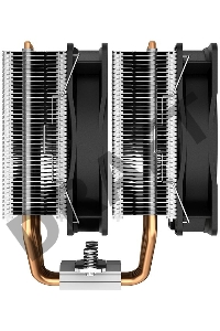 Устройство охлаждения(кулер) Deepcool Neptwin V3 Soc-AM4/1151/1200/1700 4-pin 15-27dB Al+Cu 220W 1000gr LED Ret