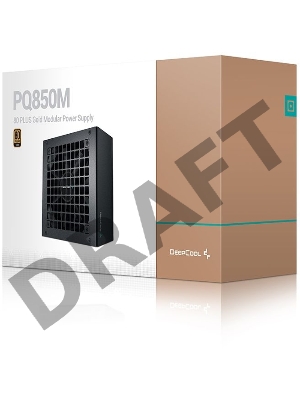 Блок питания Deepcool ATX 850W PQ850M 80+ gold 24+2x(4+4) pin APFC 120mm fan 10xSATA RTL