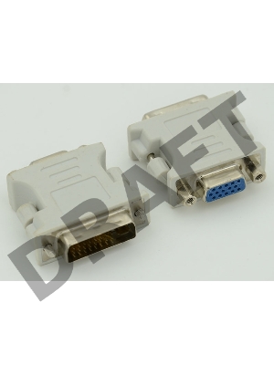 Переходник Gembird Переходник DVI(M)-VGA(F) A-DVI-VGA