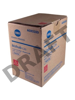 Тонер-картридж Konica-Minolta bizhub C25 красный TNP-27M