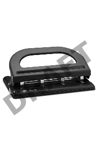 Дырокол Kw-Trio 964 макс.:30лист. черный отв.:4 с линейкой