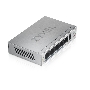 Коммутатор Zyxel GS1005HP Switch PoE +, 5xGE (4xPoE +), desktop, metal, silent, PoE budget 60 W