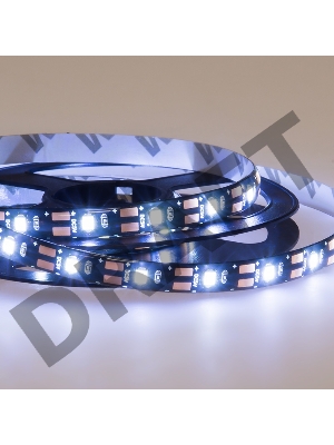 LED лента с USB коннектором 5 В, 8 мм, IP65, SMD 2835, 60 LED/m, цвет свечения белый (6500 K)