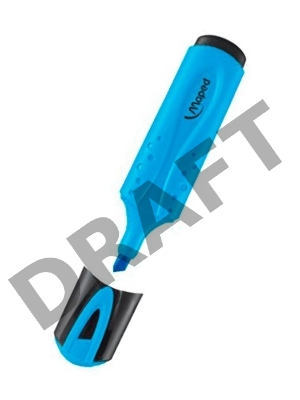 Текстовыделитель Maped  Fluo Pep''s Classic пишущий узел 1-5мм устойчивые к солнцу чернила желтый