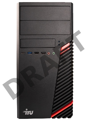 Компьютер  IRU Office 310H5SM MT i5 11400 (2.6) 8Gb 1Tb UHDG 730 Free DOS GbitEth 400W черный