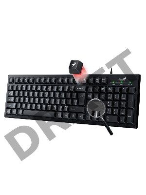 Клавиатура Genius Smart KB-101 Black, классическая расскладная, SmartGenius, влагоустойчивая, клавишь 105, провод 1,5 м, USB