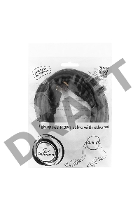 Кабель HDMI Gembird/Cablexpert , 4.5м, v1.4, 19M/19M, серия Light, черный, позол.разъемы, экран (CC-HDMI4L-15)