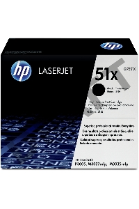 Тонер-картридж HP Q7551X черный для LaserJet P3005/M3027mfp/M3035mfp (13 000 стр.)