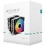Устройство охлаждения(кулер) Deepcool Neptwin V3 Soc-AM4/1151/1200/1700 4-pin 15-27dB Al+Cu 220W 1000gr LED Ret