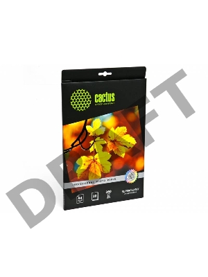 Фотобумага Cactus CS-HGA426020 Professional суперглянцевая А4 260 г/м2 20 листов