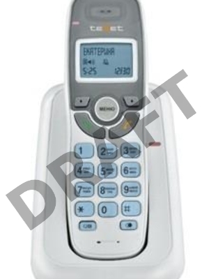 Телефон TELEPHONE RADIO TX-D6905A WHITE TEXET Телефон TELEPHONE RADIO TX-D6905A WHITE TEXET