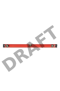 Уровень алюминиевый «Рельс» 1000 мм, 3 глазка (1 поворотный) REXANT